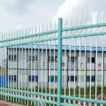 valla de aluminio horizontal cerca de seguridad alta